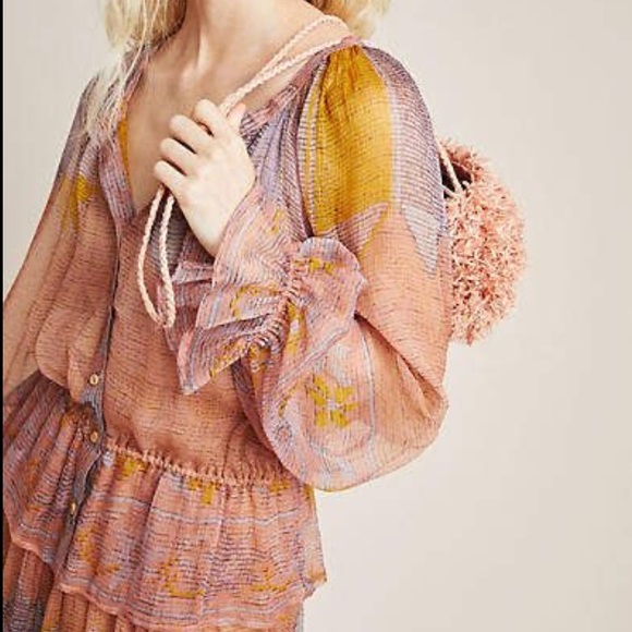 Anthropologie Tops - Anthropologie Silk Blouse